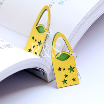 New Arrival Cut Yellow&Green Color Bag Earrings