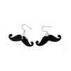 New Design Cute Black Moustachio Earrings