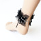Gothic Style Black Lace Ladies Anklet Fast Delivery