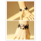 Unisex accessory unique design black bracelet