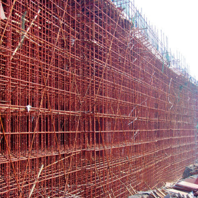 Steel Frame Scaffolding on Site