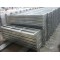 Steel plank with hook for system scaffolding
