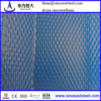 color embossed corrugated steel roofing sheet