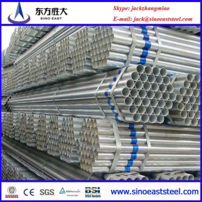 18 gauge thickness pre galvanized steel pipe