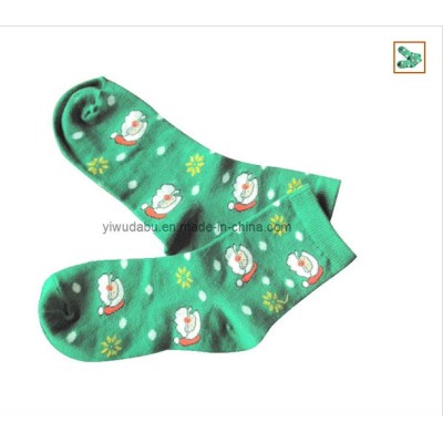 green  christmas socks