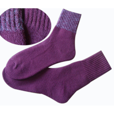 Women's darkviolet  wool Thick Winter Socks