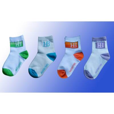 kids' colorful jacquard  cotton socks