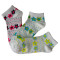 girls  colorful flower ankle socks