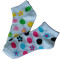 fashion  colorful coin dot design ankle socks