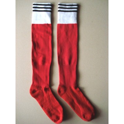 cheap red polyester  football/soccer  socks