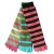 beautiful colorful striped five toe cotton socks