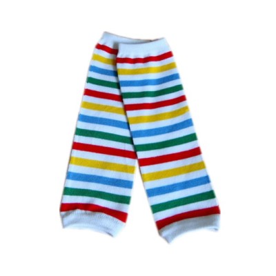 children' stripe cotton leg warmers