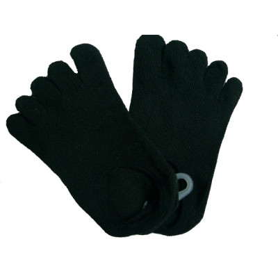 black five toe cotton socks