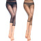 women popular  sheer cropped silk stocking