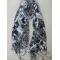 women's  beautiful design knit flower scarf