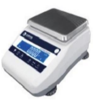 ND series white electronic weight balance 5000g with cover for food paper weight analise IP65 Support RS232 interface with LCD display