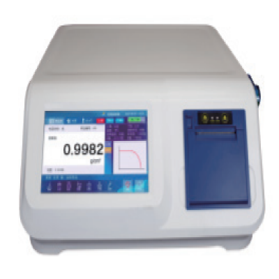0-3g/cm3 0.0001g Thermostatic liquid densimeter with 10 inch HD capacitive touch screen