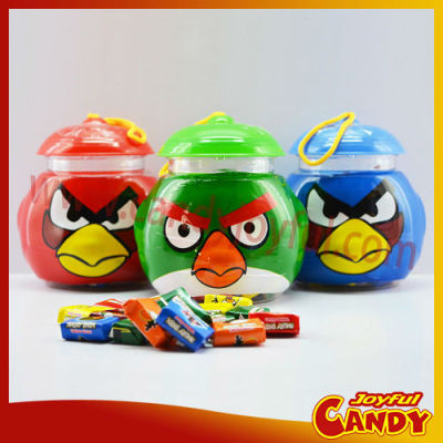 Custom chewing gum / tattoo chewing gum in Angry Birds Piggy bank