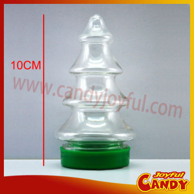 christmas plastic candy containers