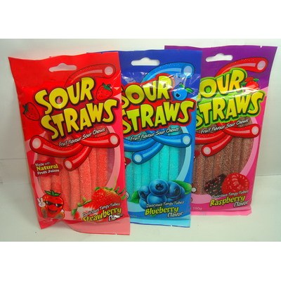 150g Sour Straws