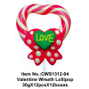 Valentine Wreath Lollipop