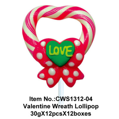 Valentine Wreath Lollipop