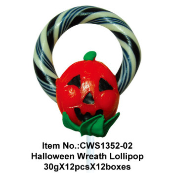 Halloween Wreath Lollipop B