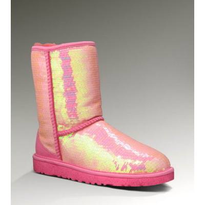 Womens Sparkles Boot Snowing Boot-Pink