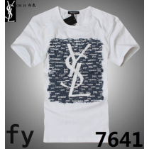 Mens YSL T-shirt,Yves Saint Lauren Short Sleeve T-Shirt  YSL T-shirt