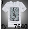 Mens YSL T-shirt,many colors of  Yves Saint Lauren Short Sleeve T-Shirt