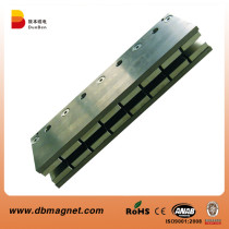 Magnetic Linear Motor Assembly - NdFeB Magnets glued on steel plate with double layers