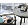 Leather case with keyboard for iPad 2
