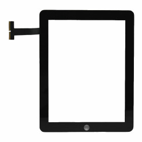 iPad 1 glass touch panel screen black