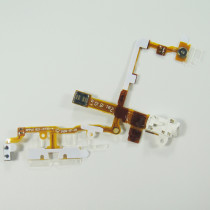 For iphone 3GS headphone jack flex cable white color