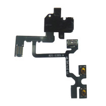 For iPhone 4 AT&T earphone jack flex cable black