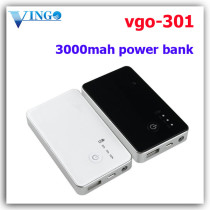 3000mah Mobile power bank mobile phone charger