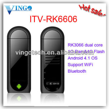 Hottest selling best smart ITV-RK6606 mk808 tv dongle android 4.1 dual core