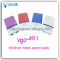 Top sell Vgo-401 4000mah colorfull usb power bank
