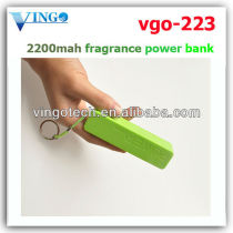 Super elegent fragrance Vgo-223 2200mah power bank