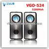 Private mold product Vgo-524 5200mah new coming capacity waterproof power bank