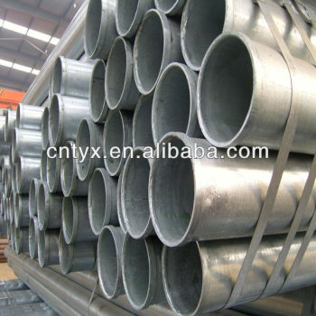 shouldered end galvanized steel pipe