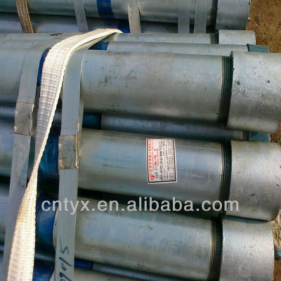 Commercial quality galvanized steel pipe for natural gas project