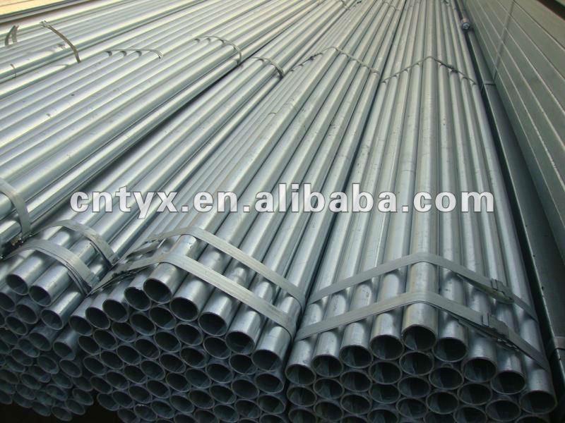 Galvanized steel pipe (round pipe)