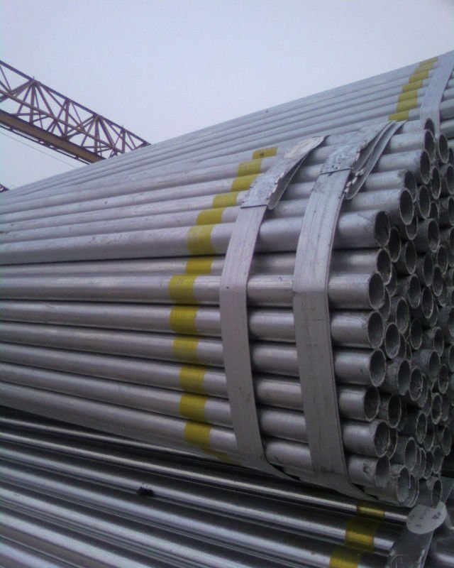 BS1387 Hot dipped galvanizing pipe