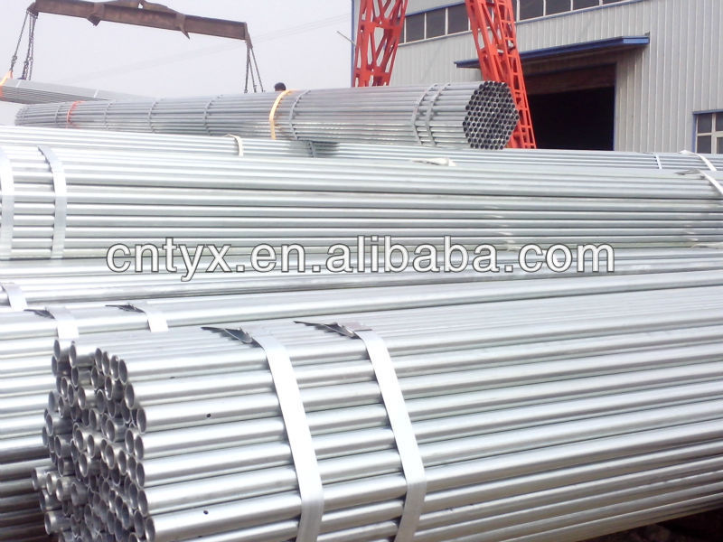 1/2''-10'' Hot Dip Galvanized steel pipe round section