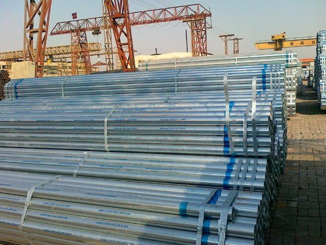 (BS1387,ASTM A53)Galvanized Steel Pipe