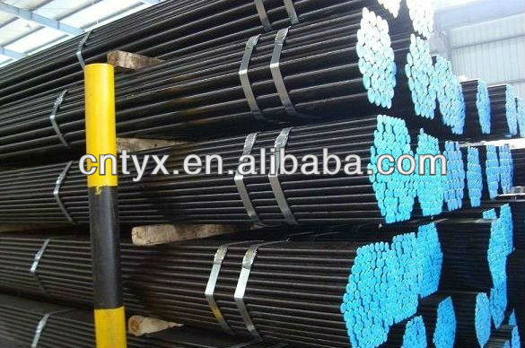 ERW black iron steel pipe/ tube