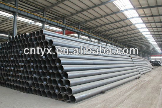 ERW black iron steel pipe/ tube
