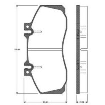 Benz Brake Pad Set 0024201520