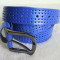 Lady's Colorful Real Leather Belts With 2 Belt Loops